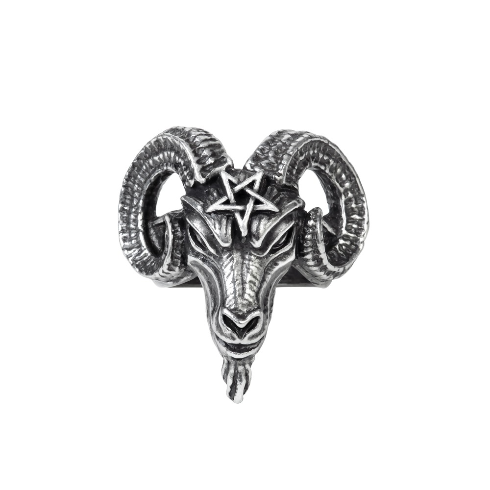 Alchemy - Baphomet Ring - Zilverkleurig